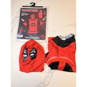 Deadpool Adult Costume L/XL Hockey Jersey Mask Marvel Jazwares